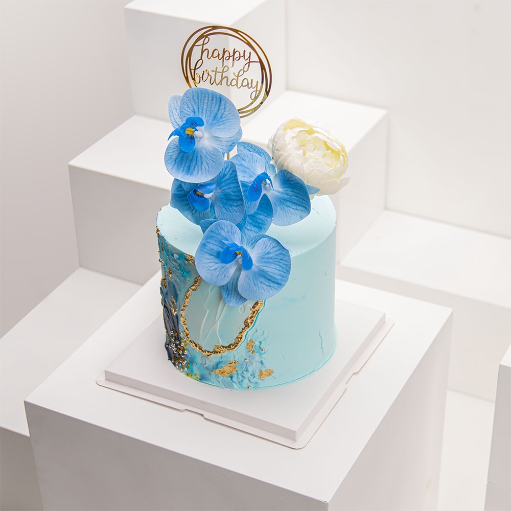 Orchid wedding cake by Raptor-Chick on DeviantArt