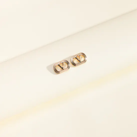 Valentino Garavani Ovalette Vlogo Earrings