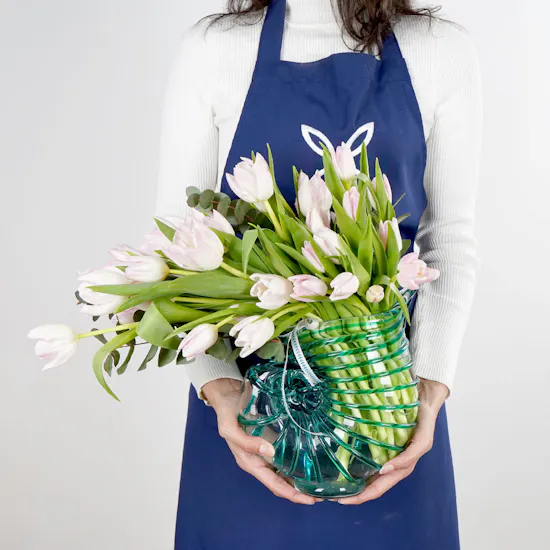 Floral Wave Vase