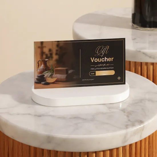 Ozée Spa Moroccan Bath Women's Gift Voucher | Moment of Peace Flowers Vase