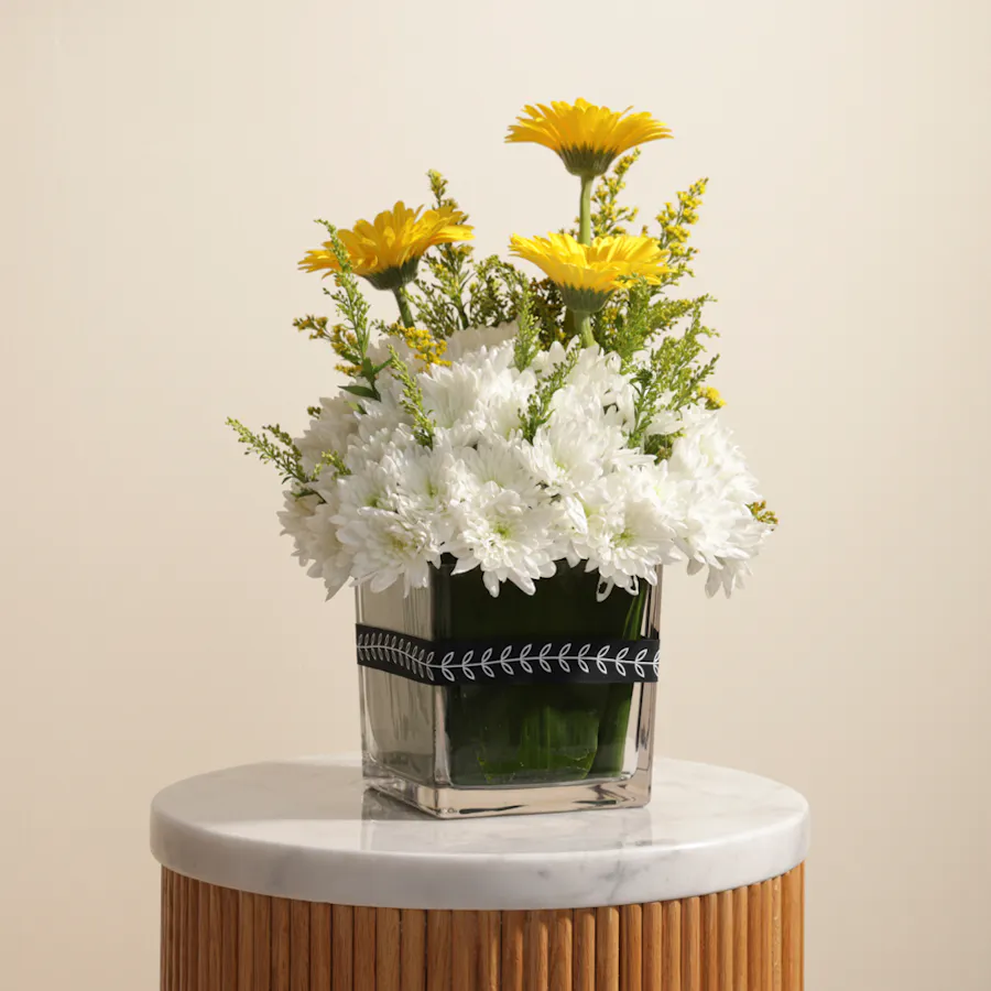 Morning Sun | Square Vase 4
