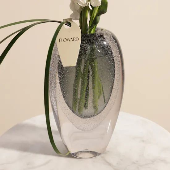 Pure Charm White Matthiola Vase