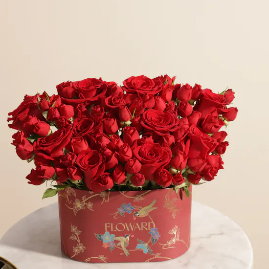 Charbonnel et Walker Heart Truffle Chocolate Box | Red Muse Flowers