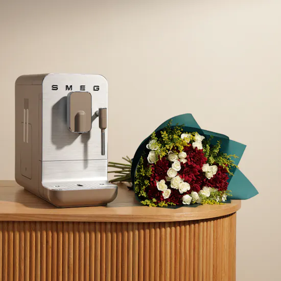 Smeg Retro Coffee Machine | Lovely Flowers