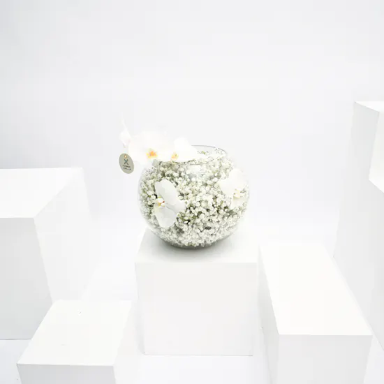 Pure White Floral Vase