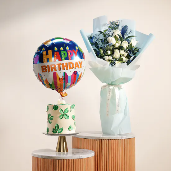 Floward Artistic Cake | Birthday Flowers