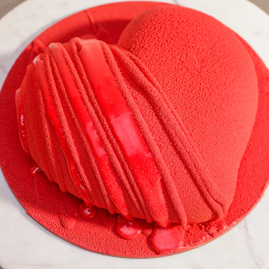 Sweet Atelier Love You Red Heart Cake