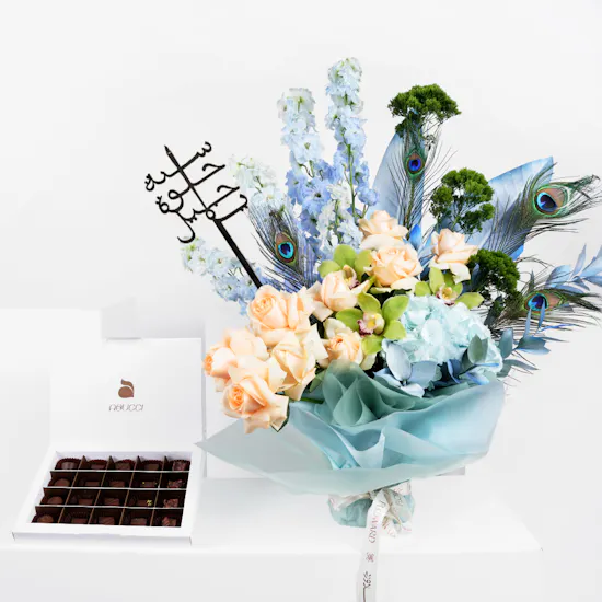 Abucci Chocolates Box | Flowers Bouquet