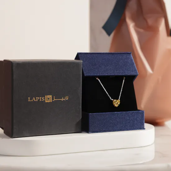 Lapis Diamond Luxury Necklace | Sunrise Flowers Bouquet