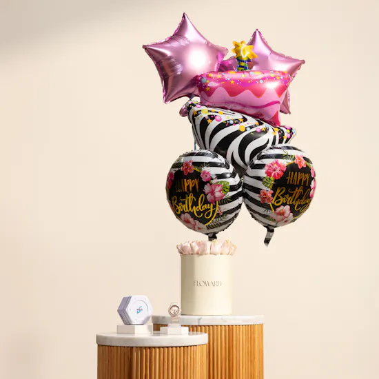 Casio Pink Baby-G Women's Watch | Birthday Balloons and Roses