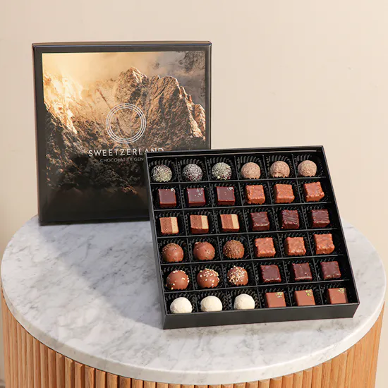 Sweetzerland Black Chocolate Box