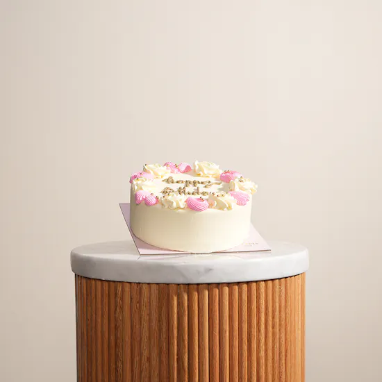 Secret's Pink Birthday Cake