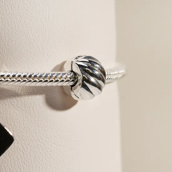 Pandora Graduation Cap Charm with Snake Chain Bracelet Set