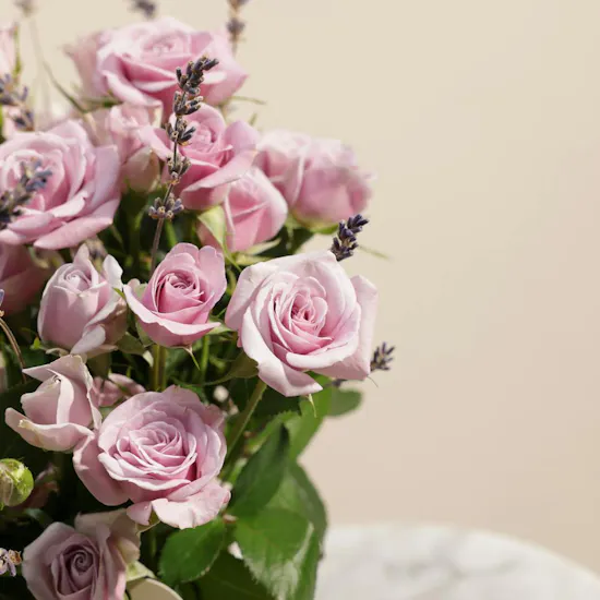 Happiness Birthday Flowers Vase