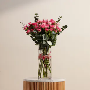 Graceful Baby Roses Vase 