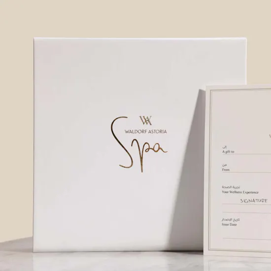 Waldorf Astoria Spa 60 Minutes Signature Hammam Gift Voucher