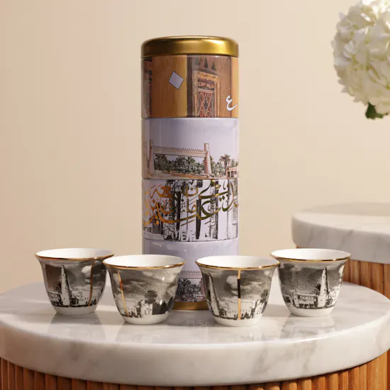 Artfeena Ceramic Cups Set | Stunning Flowers