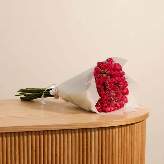 Graceful Fuchsia Baby Rose Bouquet