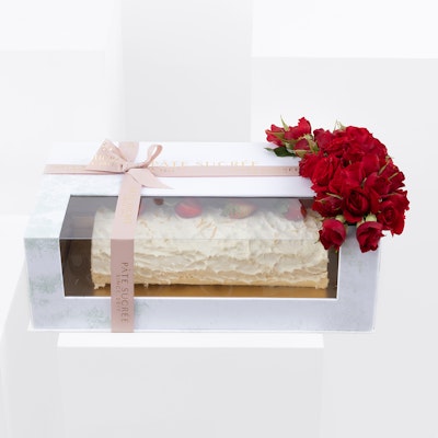 Japanese Strawberry Roll Cake