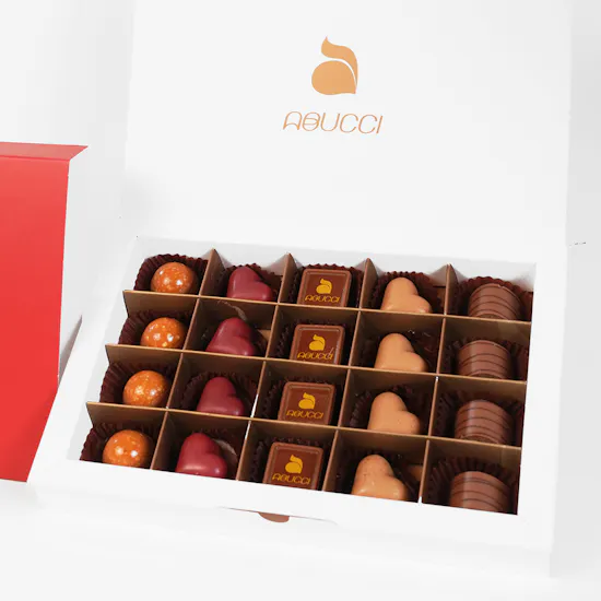 Abucci Chocolate Box | Rose Bouquet