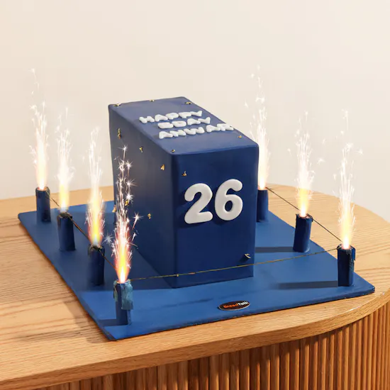 BreadTalk Personalized Fireworks Cake
