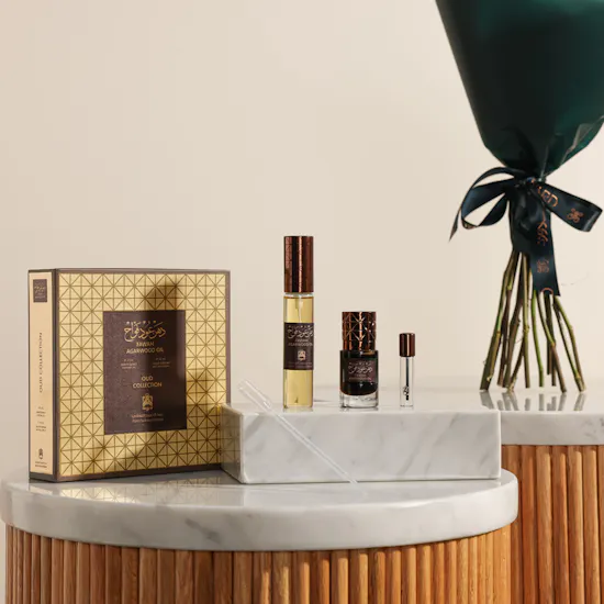 Abdul Samad Al Qurashi Fawah Agarwood Oil Set | Pure Flowers Bouquet