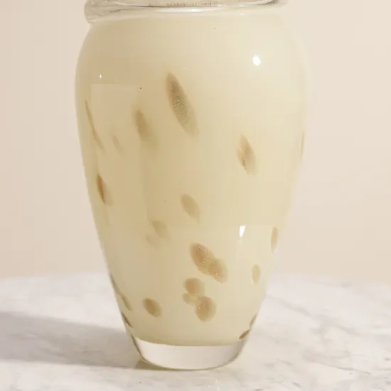 Floward Cream Cute Glass Vase