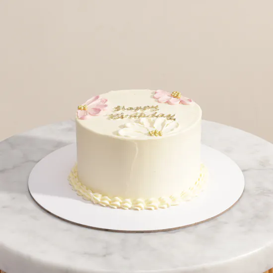 Floward Personalized Cheerful Floral Mini Cake