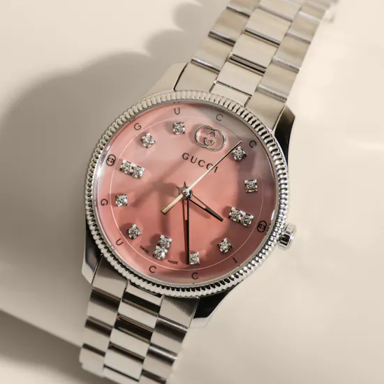 Gucci G-Timeless Silver Watch for Women