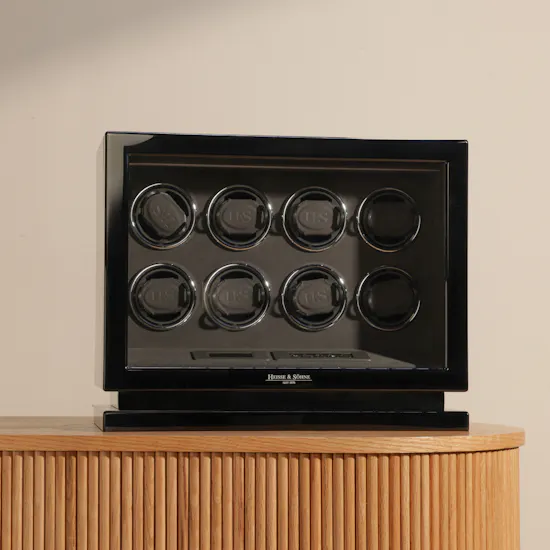 Heisse & Söhne Rome 8 Ebony Watch Winder