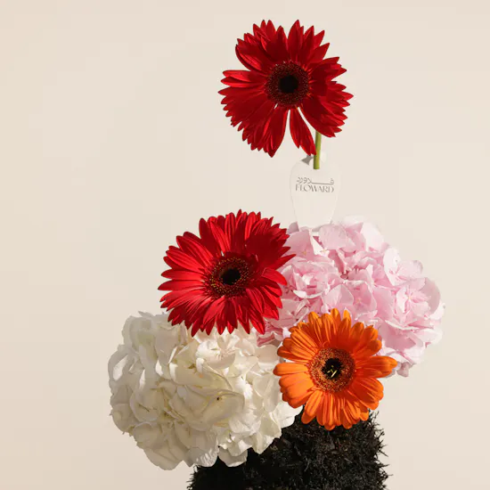 Vibrant Elegance Flowers Vase