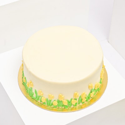 Yellow Tulips Cake By Helen's