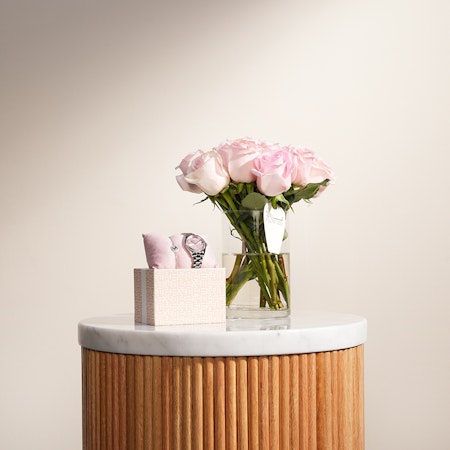 Esprit Leilani Women's Watch & Bracelet Set | Flowers Vase