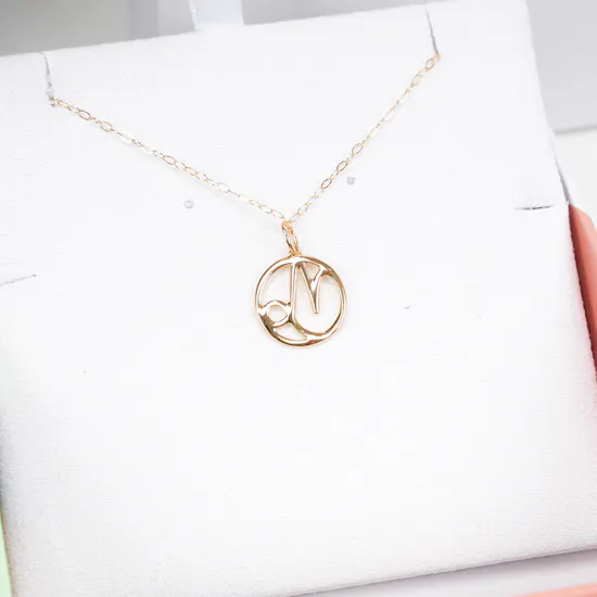 Miss L by L'azurde Capricorn Zodiac Necklace | Pinky Pink