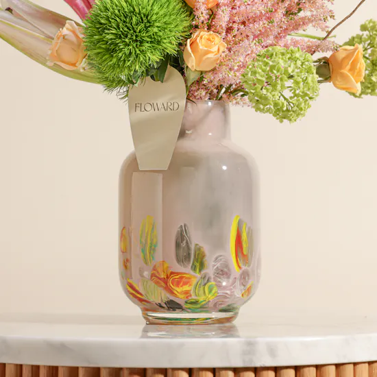 Artistic Charm Flower Vase