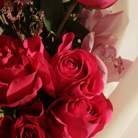 Anoosh New Salted Caramel Chocolate Box | Sunset Flowers Bouquet