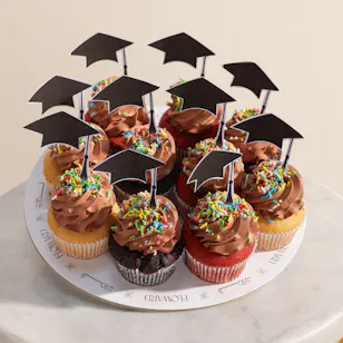 Floward Mixed Graduation Cupcakes Floward Mixed Graduation Cupcakes