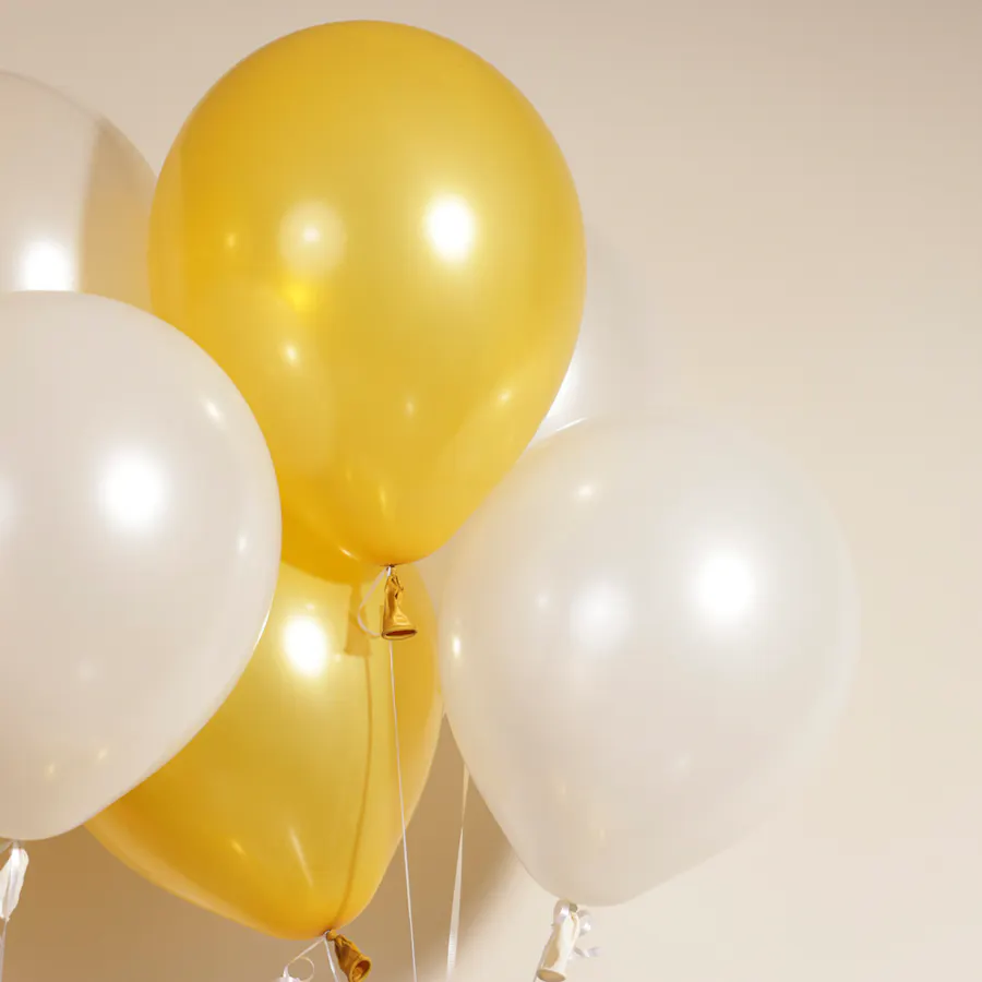 Balloonizer Customized Gold Double Number Balloons 3