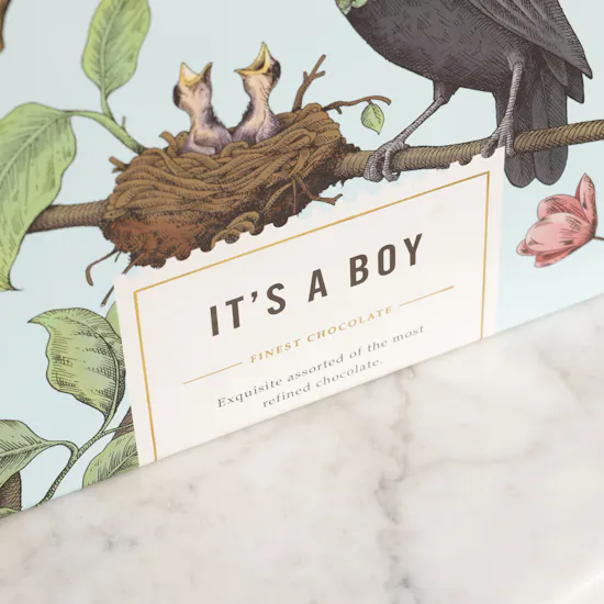 Anoosh It's A Boy Luxurious Chocolate Tray