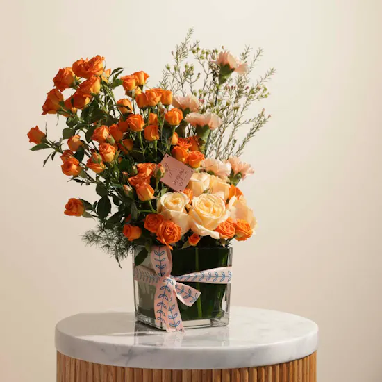 Sunset | Square Vase