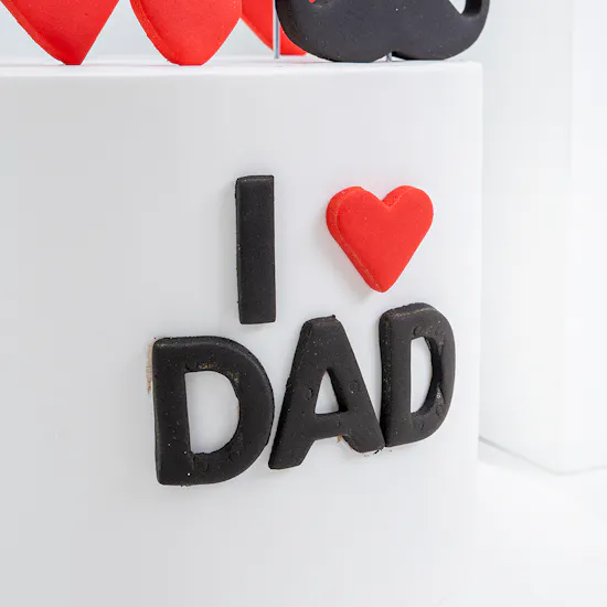 Secrets Cake Dad Cake | White Roses