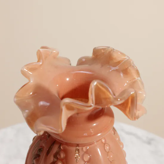 Floward Pink Melon Glass Vase