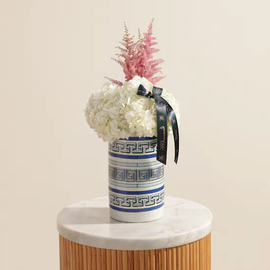 Blush Glow Flower Vase