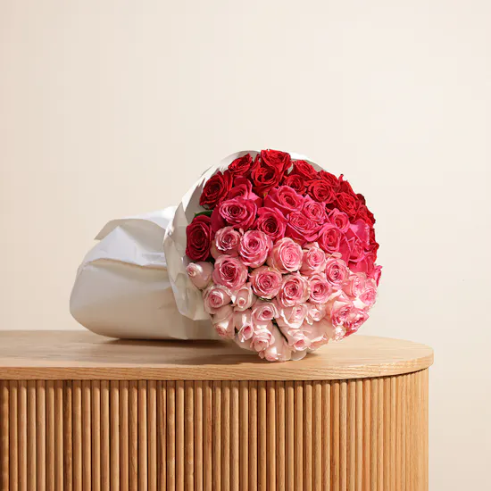 Gradient Roses Bouquet