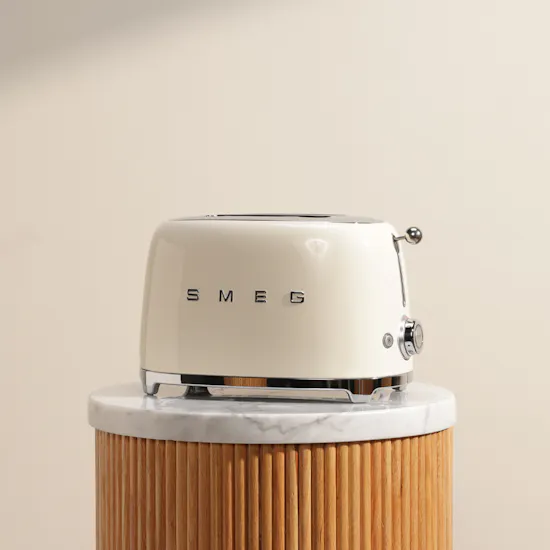 Smeg Toaster Glossy Beige 2 Slice