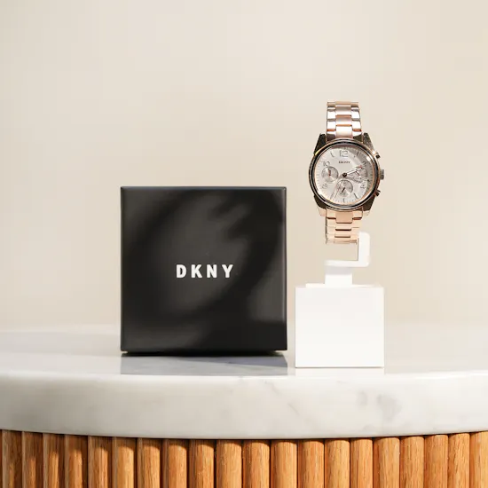 Dkny Crosby Multi Function Rose Gold-Toned Women’s Watch