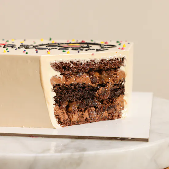Floward Cute Square Anniversary Cake