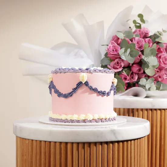 Crumbels Vanilla Crispy Cake | Purple Roses