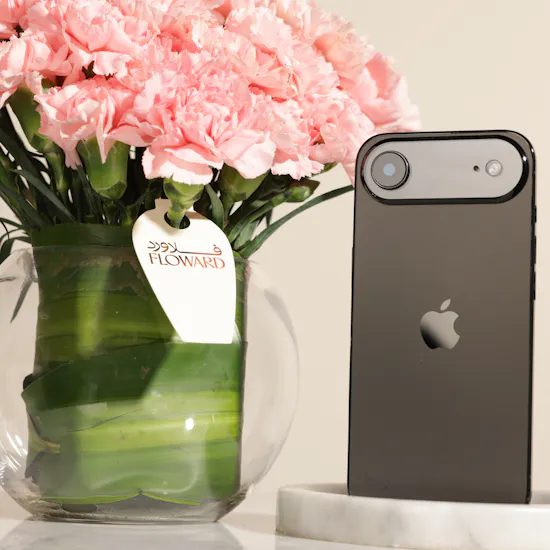 Apple iPhone Air Space Black 256GB | Blush of Gratitude Flowers