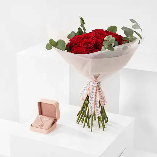 Floward Letter R Necklace | Nectar of Roses